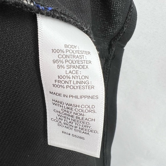 Express Blue Black Lace Detail Cami Size XS - Picture 5 of 5